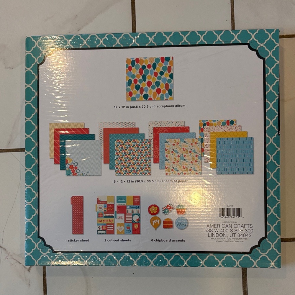 Colorbok Scrapbook Kit - Birthday - new in sealed package - Picture 2 of 7